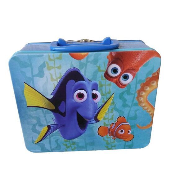 Finding Dory 24-Piece Jigsaw Puzzle In Tin Storage Case 15" X 11.2" Portable Fun - Picture 4 of 6